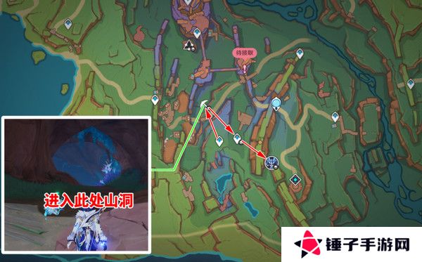 原神灵觉隐修的迷者位置分享 灵觉隐修的迷者旁边的锚点打开方法[多图]图片2