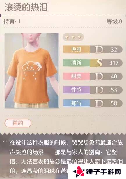 无限暖暖滚烫的热泪