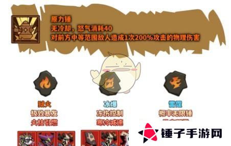 《英雄没有闪》野蛮人原力锤流派玩法介绍