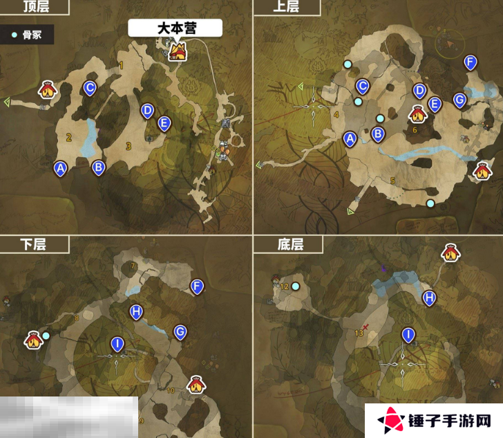怪物猎人荒野龙都遗迹骨冢位置及收集路线推荐 骨冢采集指南