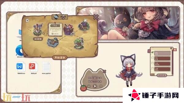 挂机向桌宠游戏《桌面小猫娘》现已正式发售