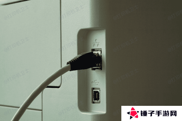 使用 USB 线连接打印机