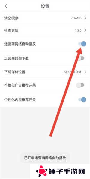 设置移动网络自动播放1