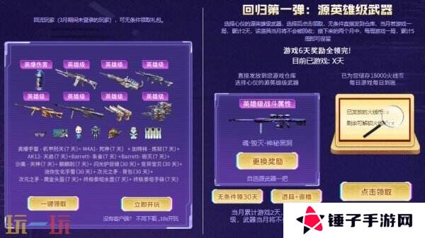 CF穿越火线4月超级神器再加码！召回好友领取神器！
