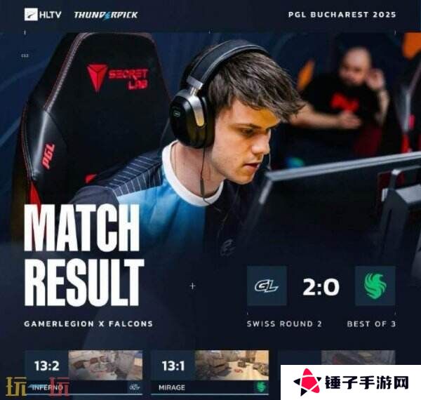 CS2 PGL布加勒斯特第二日赛果！3DMAX进入2-0组！