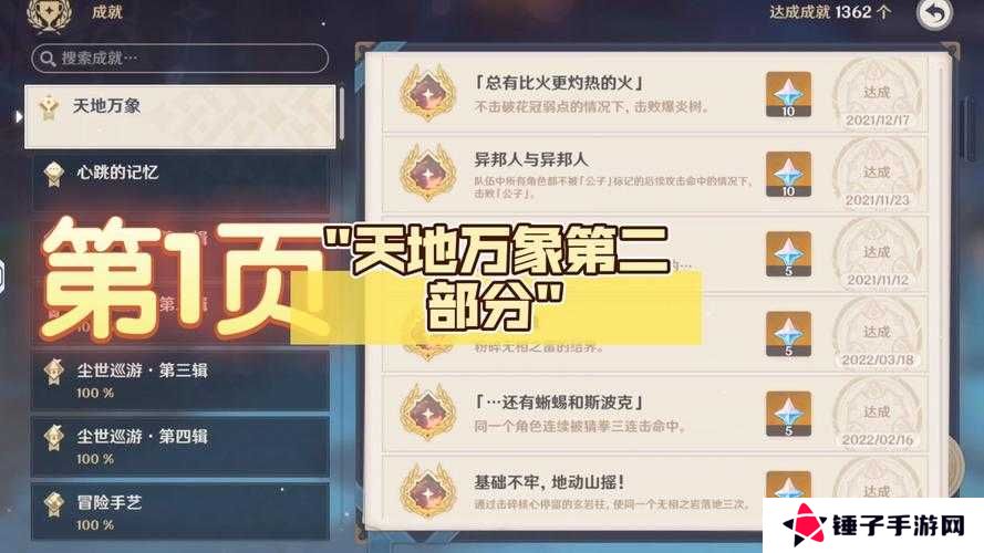 原神手游1.4新增成就一览，新版本新增成就分享在资源管理中的重要性及高效利用策略